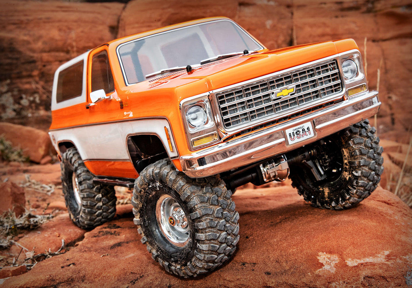 1/10 TRX-4 '79 Blazer, 4WD, RTD (Requires battery & charger): Orange