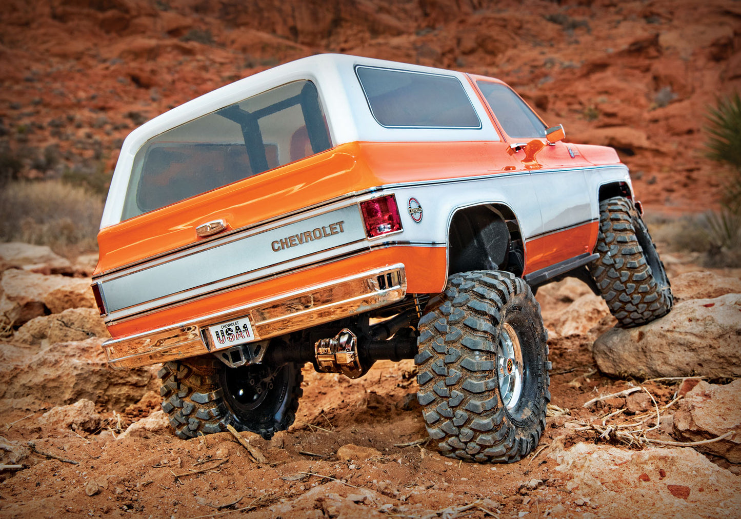 1/10 TRX-4 '79 Blazer, 4WD, RTD (Requires battery & charger): Orange