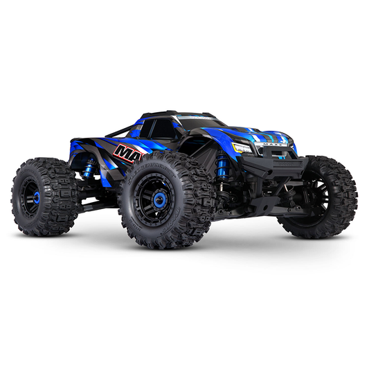 1/10 Maxx w/WideMaxx®, 4WD, RTR (Requires battery & charger): Blue