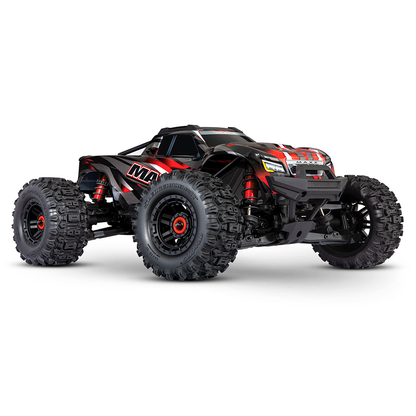 1/10 Maxx w/WideMaxx®, 4WD, RTR (Requires battery & charger): Red