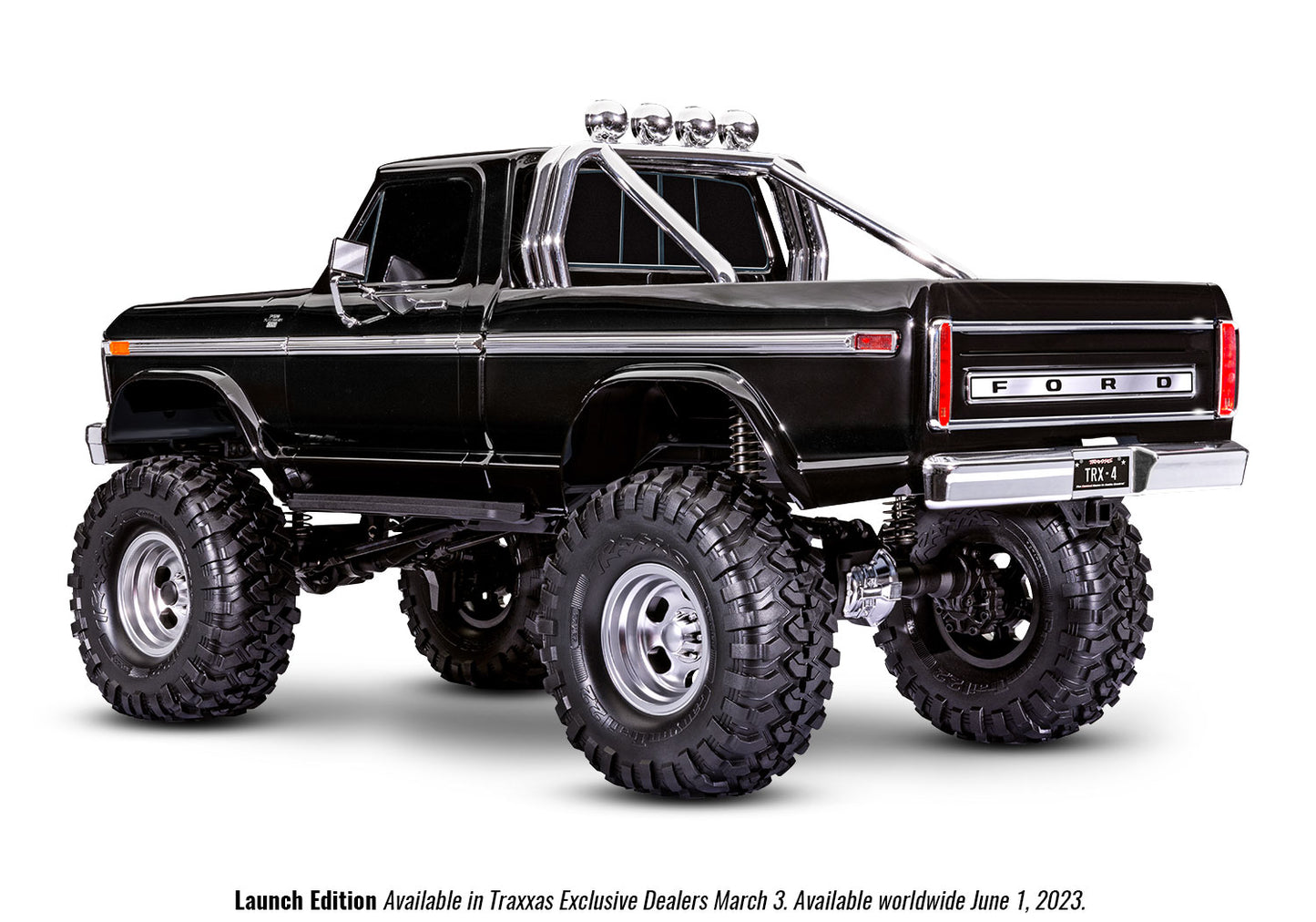 1/10 TRX-4 1979 Ford F-150 High Trail Edition: Black (Needs Battery & Charger)