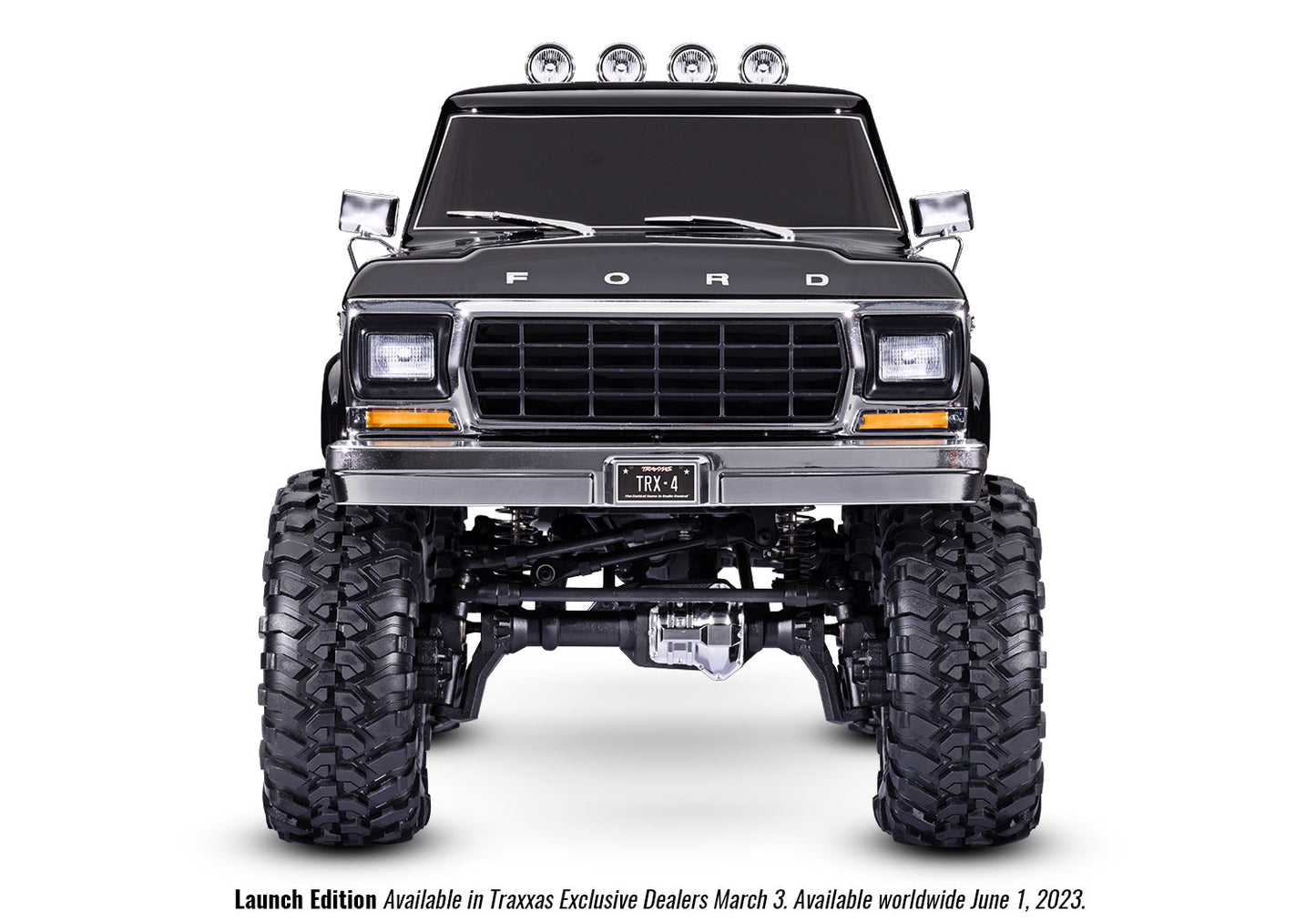 1/10 TRX-4 1979 Ford F-150 High Trail Edition: Black (Needs Battery & Charger)