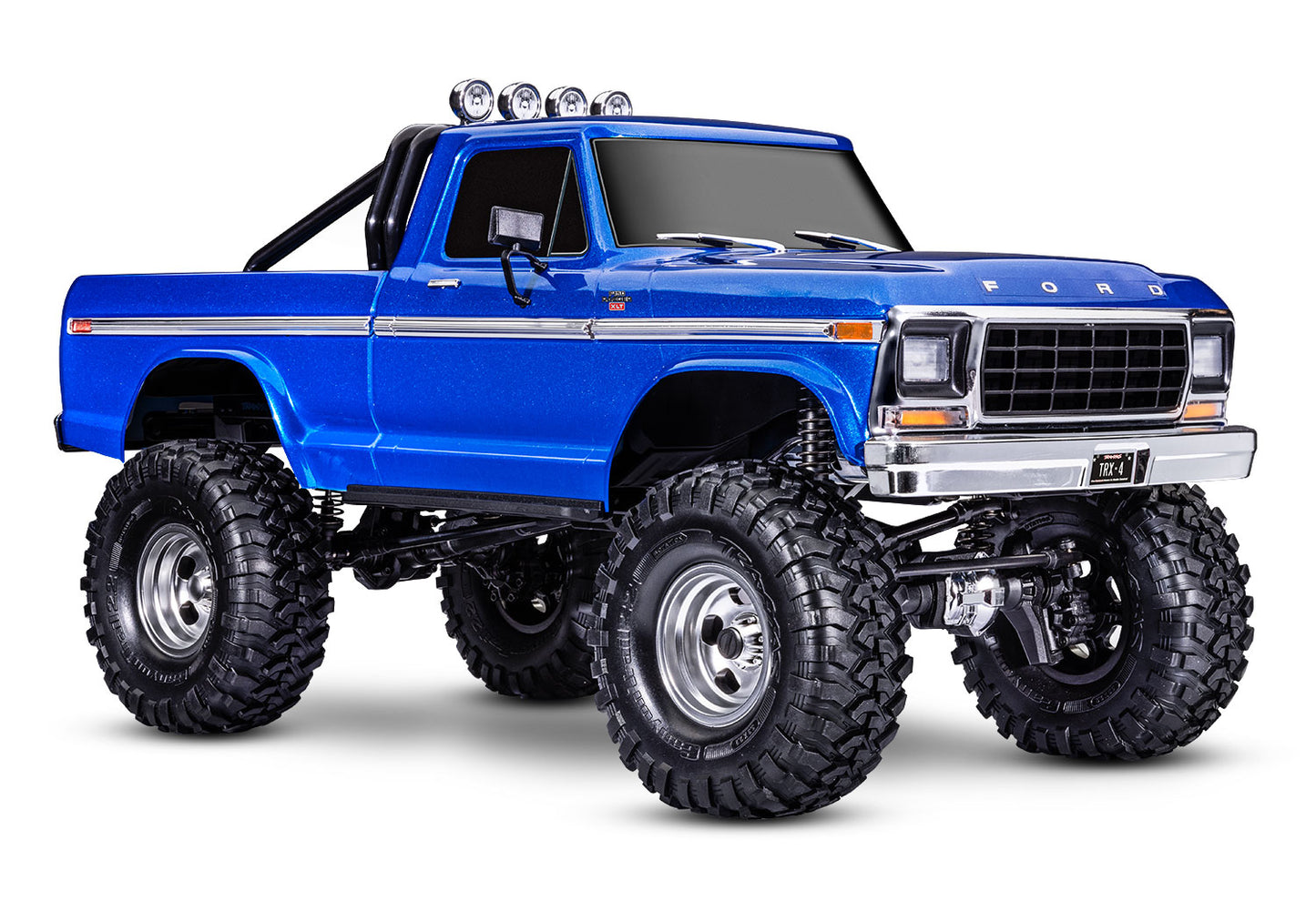 1/10 TRX-4 1979 Ford F-150 High Trail Edition: Blue (Needs Battery & Charger)