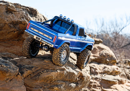 1/10 TRX-4 1979 Ford F-150 High Trail Edition: Blue (Needs Battery & Charger)