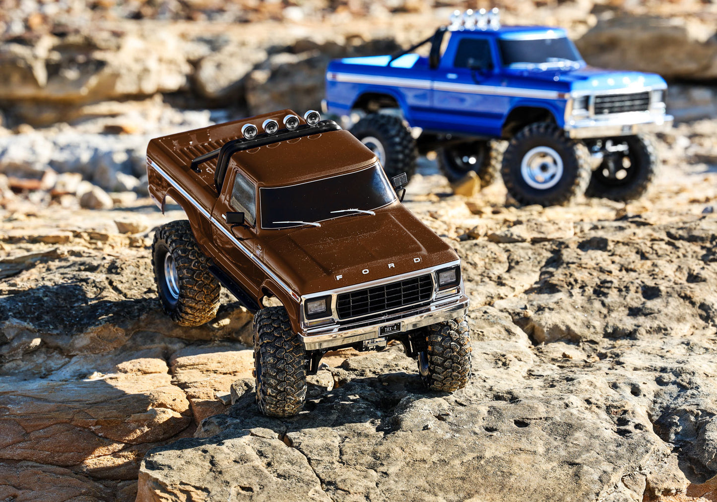 1/10 TRX-4 1979 Ford F-150 High Trail Edition: Blue (Needs Battery & Charger)