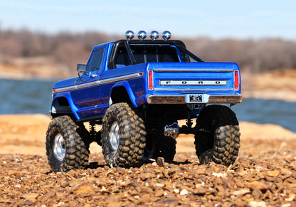 1/10 TRX-4 1979 Ford F-150 High Trail Edition: Blue (Needs Battery & Charger)