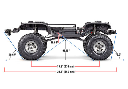 1/10 TRX-4 1979 Ford F-150 High Trail Edition: Black (Needs Battery & Charger)