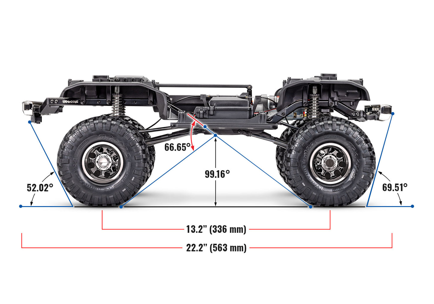 1/10 TRX-4® 79 Chevrolet® K10 Hi Trail Edition, Red