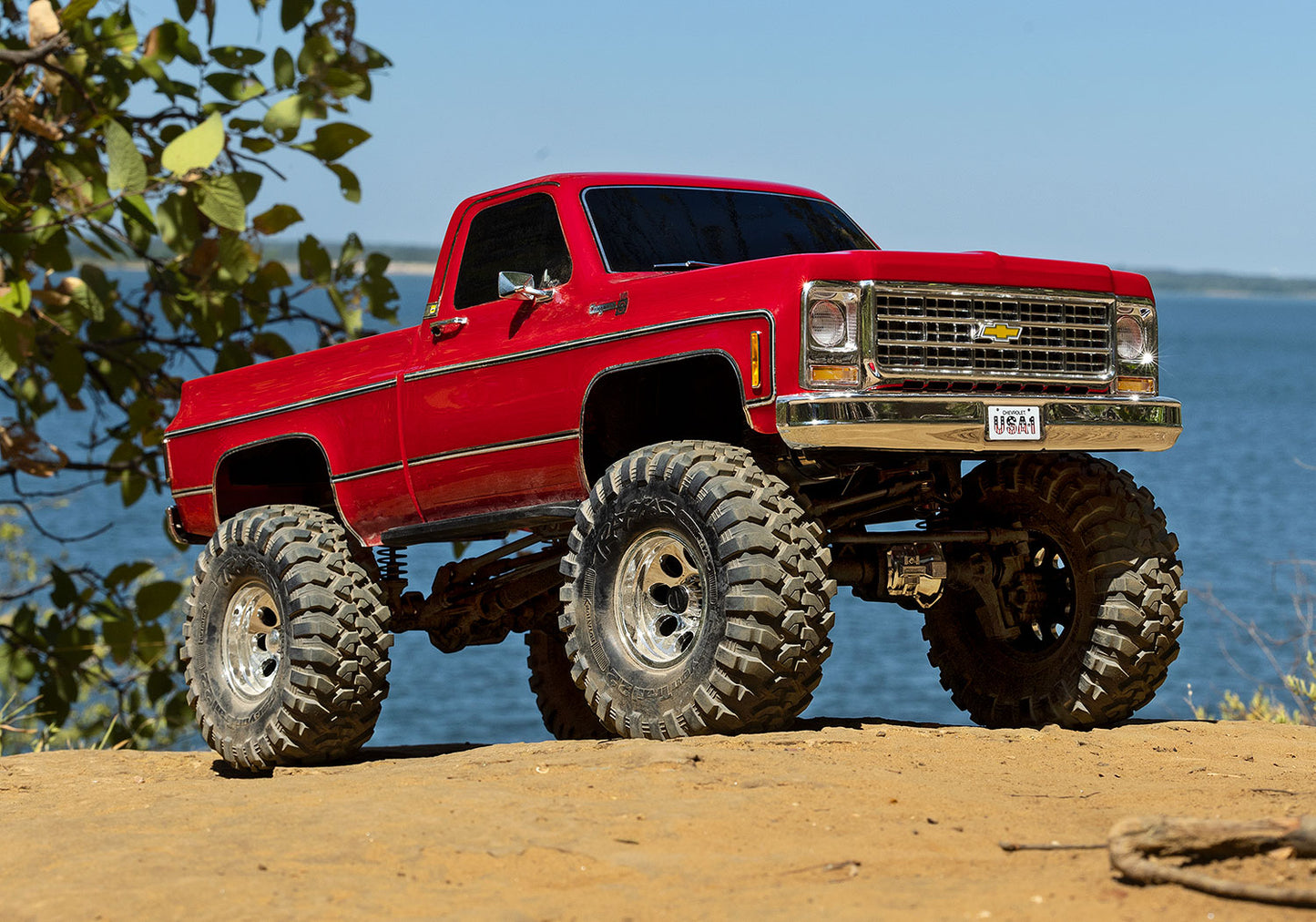 1/10 TRX-4® 79 Chevrolet® K10 Hi Trail Edition, Red