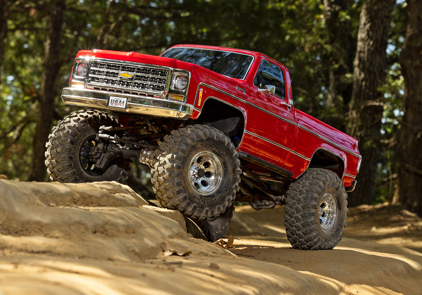 1/10 TRX-4® 79 Chevrolet® K10 Hi Trail Edition, Red