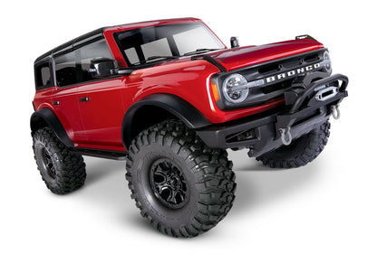 1/10 TRX-4 2021 Ford Bronco, 4WD, RTD (Requires battery & charger): Red