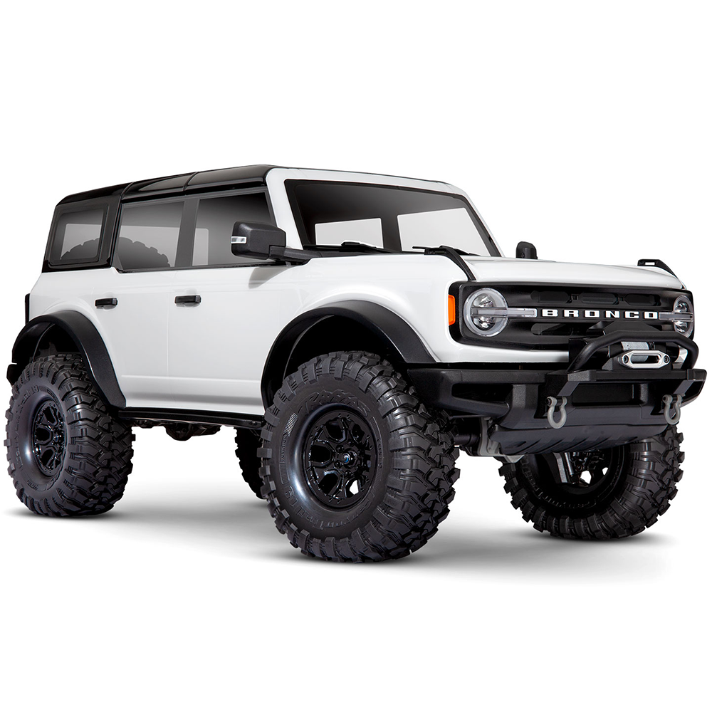 1/10 TRX-4 2021 Ford Bronco, 4WD, RTD (Requires battery & charger): White