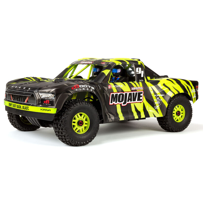 1/7 Mojave 6S, 4WD, BLX (Requires battery & charger): Green/Black