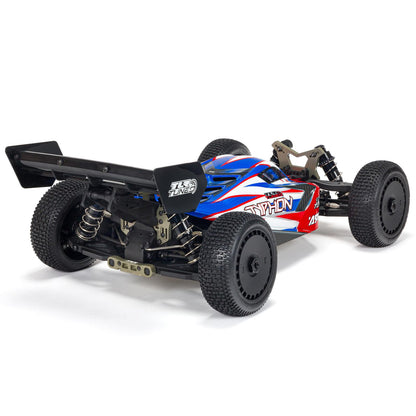 1/8 TLR Tuned TYPHON 6S 4WD BLX Buggy RTR, Red/Blue