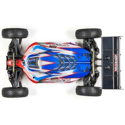 1/8 TLR Tuned TYPHON 6S 4WD BLX Buggy RTR, Red/Blue