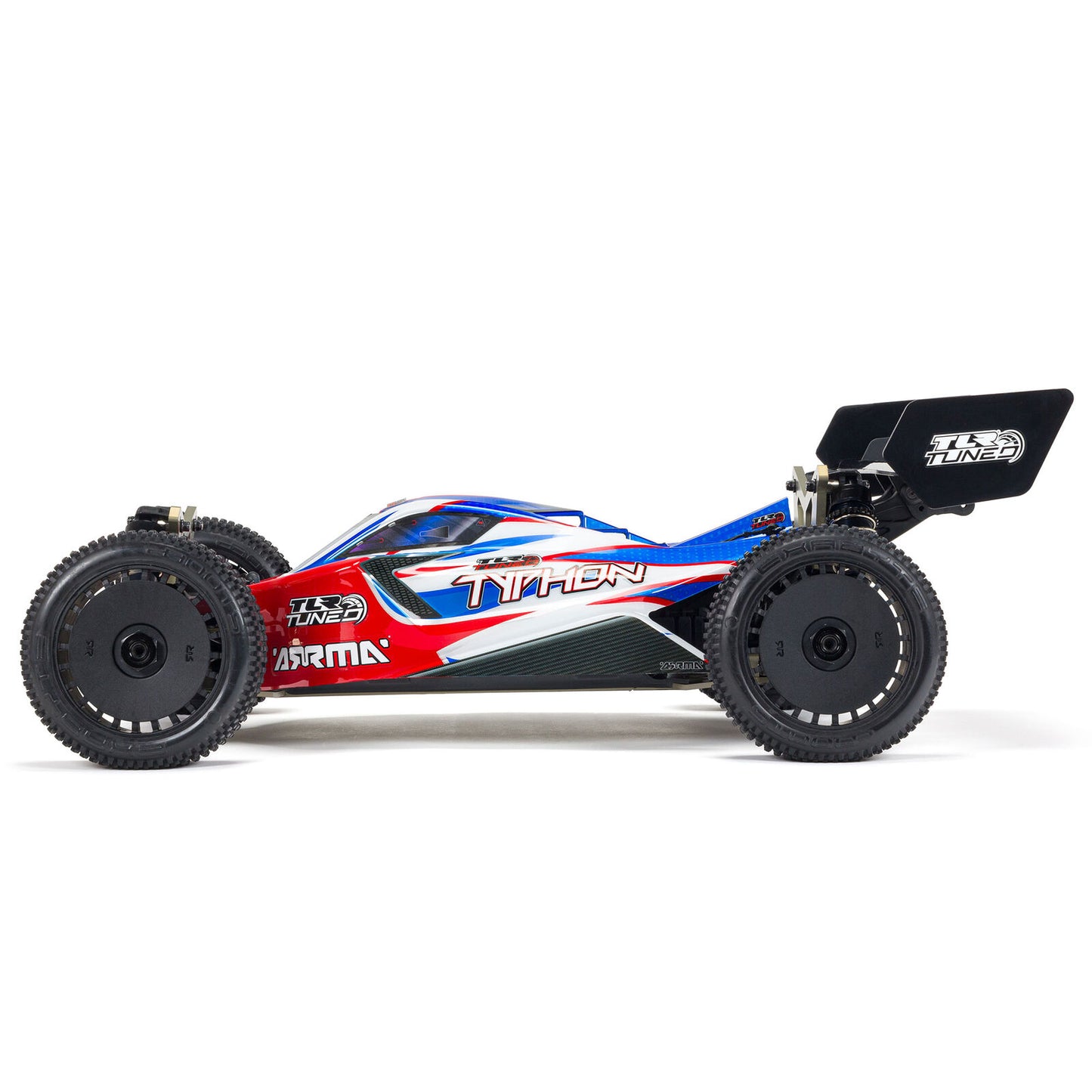 1/8 TLR Tuned TYPHON 6S 4WD BLX Buggy RTR, Red/Blue