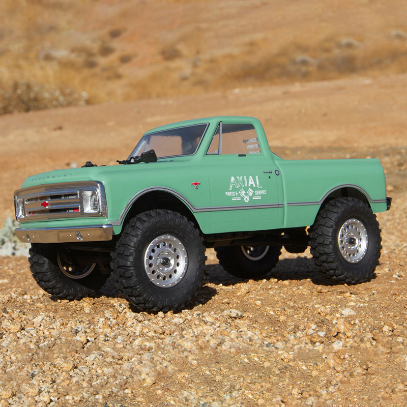 1/24 SCX24 1967 Chevrolet C10, 4WD, RTR (Includes batttery & charger): Green