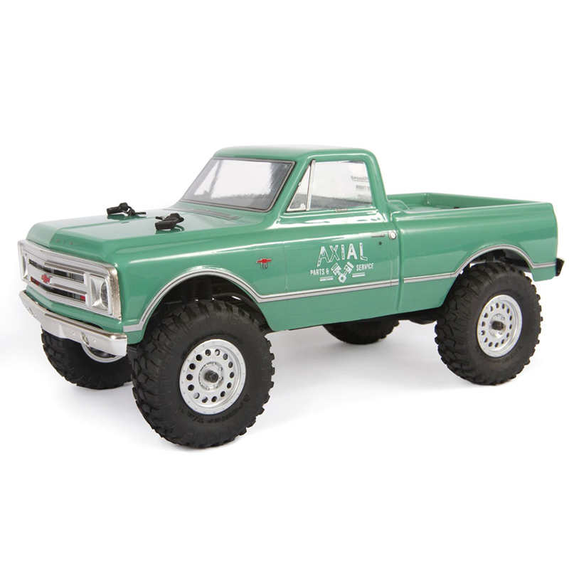 1/24 SCX24 1967 Chevrolet C10, 4WD, RTR (Includes batttery & charger): Green