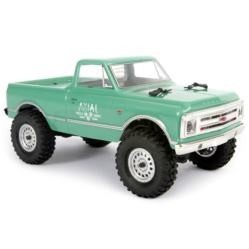 1/24 SCX24 1967 Chevrolet C10, 4WD, RTR (Includes batttery & charger): Green