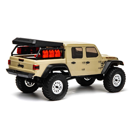 1/24 SCX24 Jeep Gladiator, 4WD, RTR (Includes batttery & charger): Beige