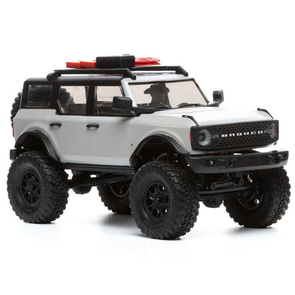 1/24 SCX24 2021 Ford Bronco 4WD Truck Brushed RTR, Grey (w/Battery & Charger)