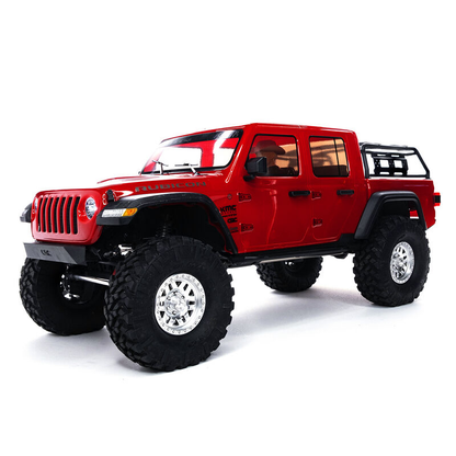 1/10 SCX10 III Jeep JT Gladiator, 4WD, RTD (Requires battery & charger): Red