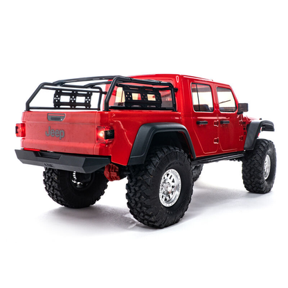 1/10 SCX10 III Jeep JT Gladiator, 4WD, RTD (Requires battery & charger): Red