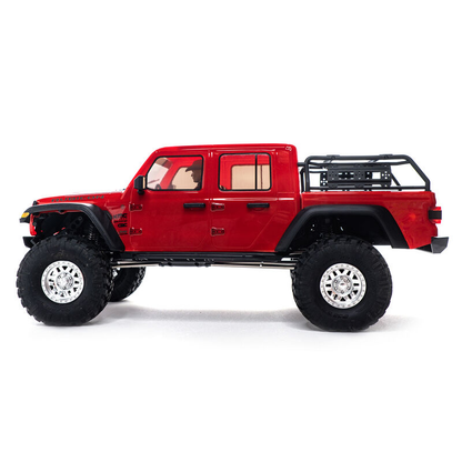 1/10 SCX10 III Jeep JT Gladiator, 4WD, RTD (Requires battery & charger): Red