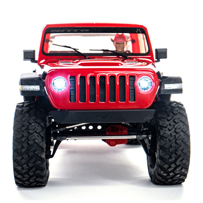 1/10 SCX10 III Jeep JT Gladiator, 4WD, RTD (Requires battery & charger): Red