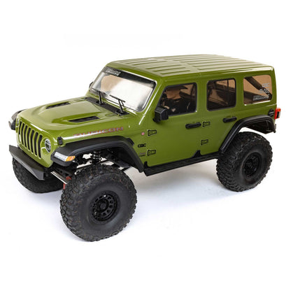 1/6 SCX6 Jeep JLU Wrangler 4WD Crawler RTR: Green