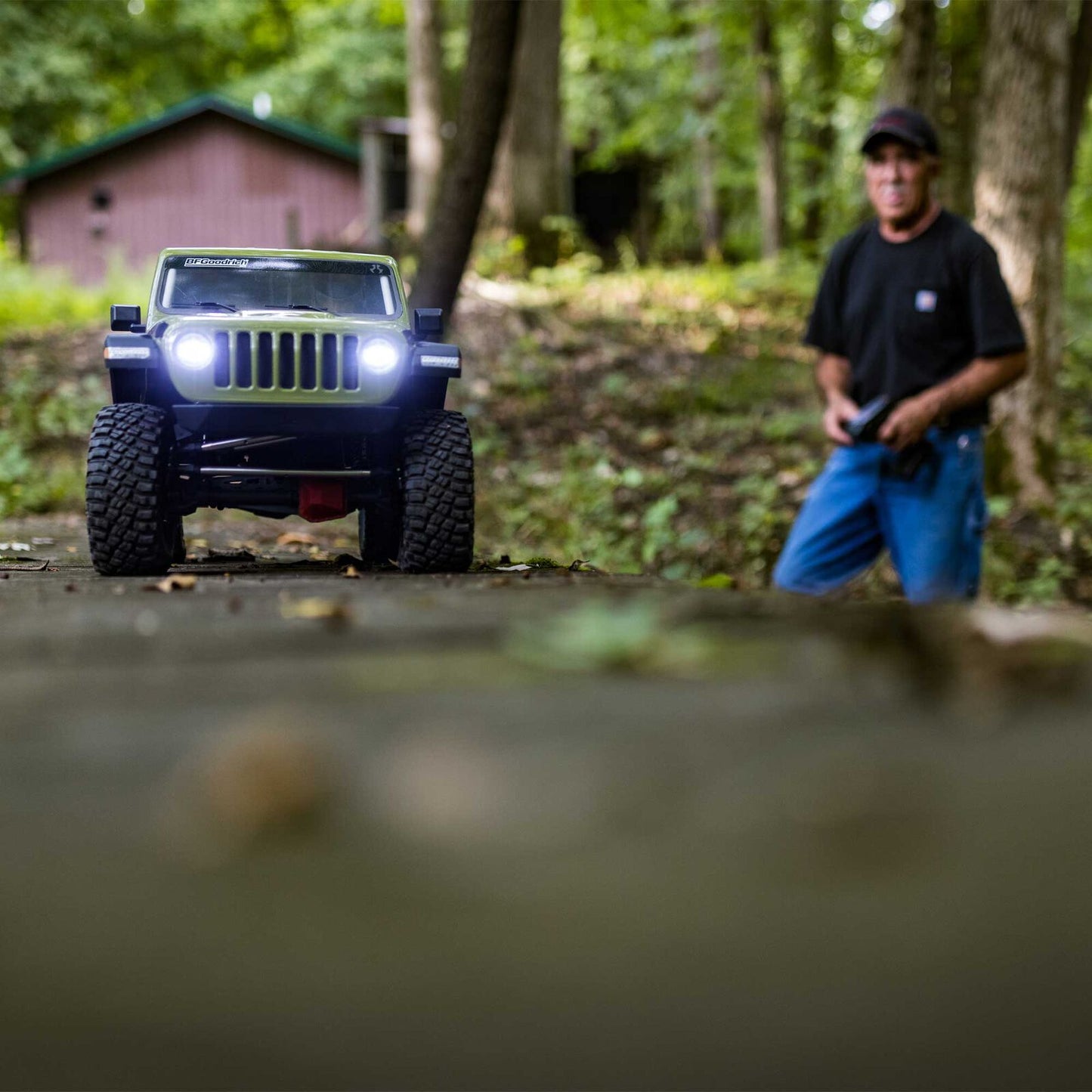 1/6 SCX6 Jeep JLU Wrangler 4WD Crawler RTR: Green