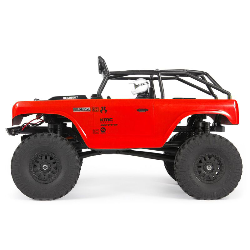 1/24 SCX24 Deadbolt, 4WD, RTR (Includes batttery & charger): Red