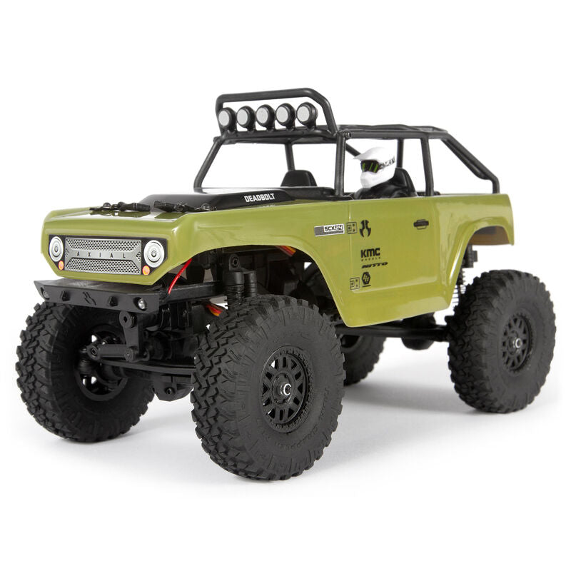 1/24 SCX24 Deadbolt, 4WD, RTR (Includes batttery & charger): Green