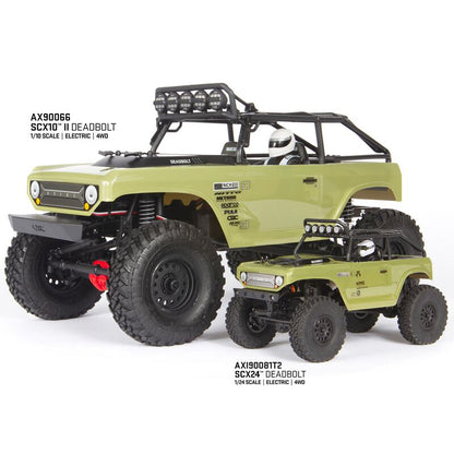 1/24 SCX24 Deadbolt, 4WD, RTR (Includes batttery & charger): Green