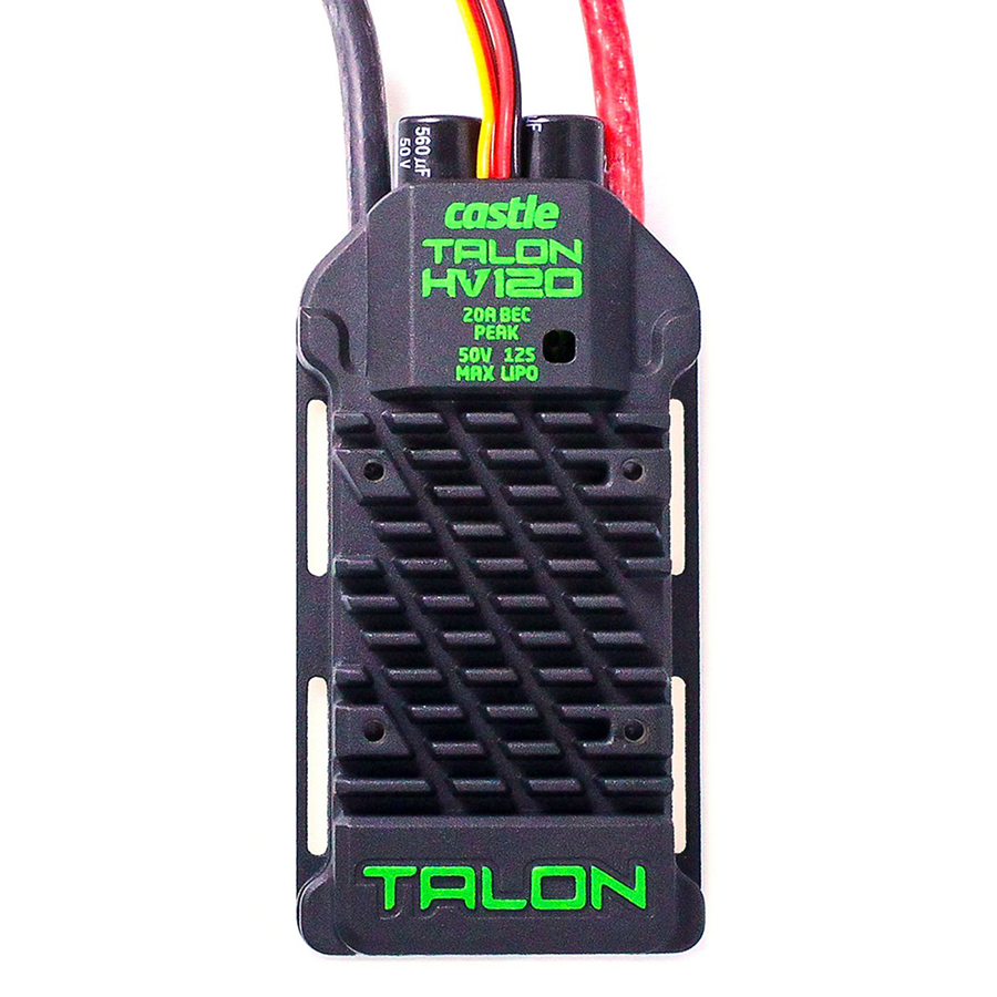 120 Amp<br>Talon 120HV ESC, 12S Max Heavy Duty BEC