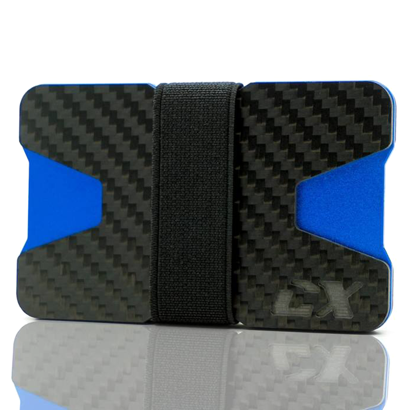 CX Wallets Carbon / Blue