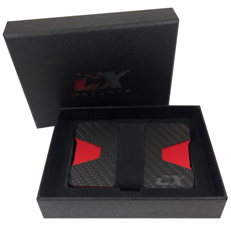 CX Wallets Carbon / Red