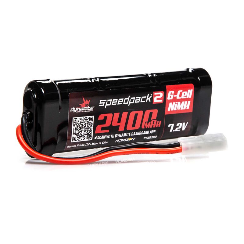 6 Cell 2400mAh 7.2V SPEEDPACK2 NiMH Flat Tamiya