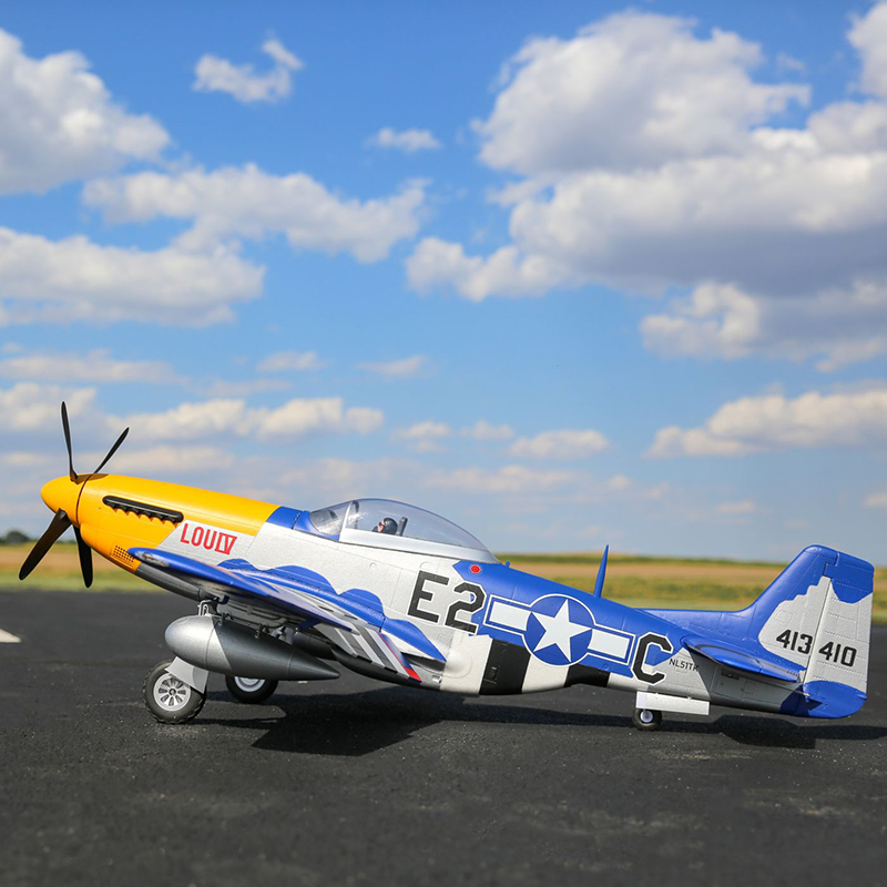 P-51D Mustang 1.5m Smart BNF Basic w/AS3X & SAFE Select