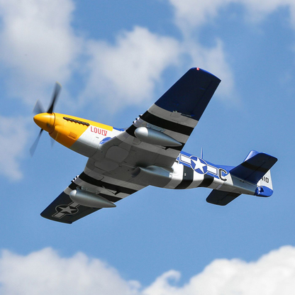 P-51D Mustang 1.5m Smart BNF Basic w/AS3X & SAFE Select