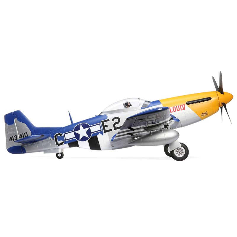 P-51D Mustang 1.5m Smart BNF Basic w/AS3X & SAFE Select