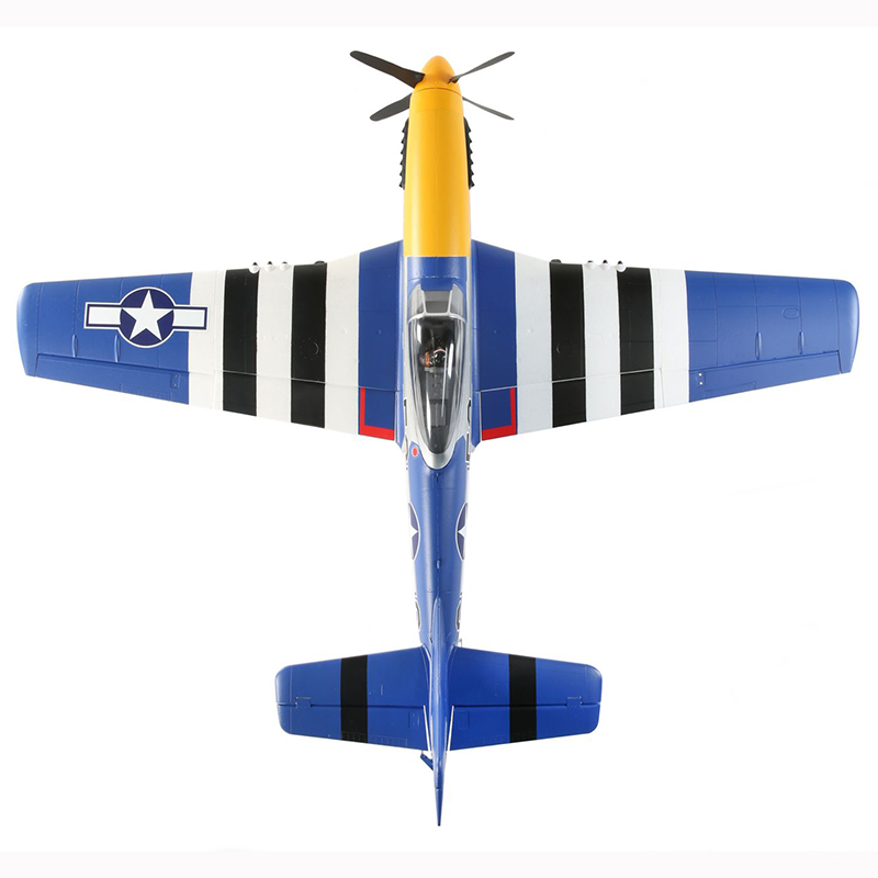 P-51D Mustang 1.5m Smart BNF Basic w/AS3X & SAFE Select