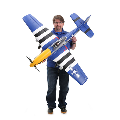 P-51D Mustang 1.5m Smart BNF Basic w/AS3X & SAFE Select