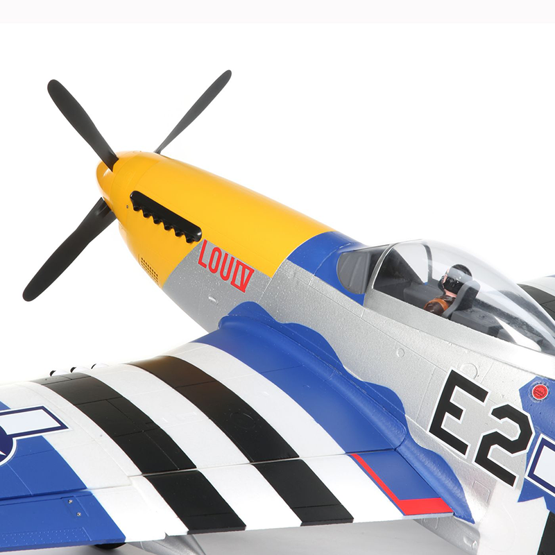 P-51D Mustang 1.5m Smart BNF Basic w/AS3X & SAFE Select