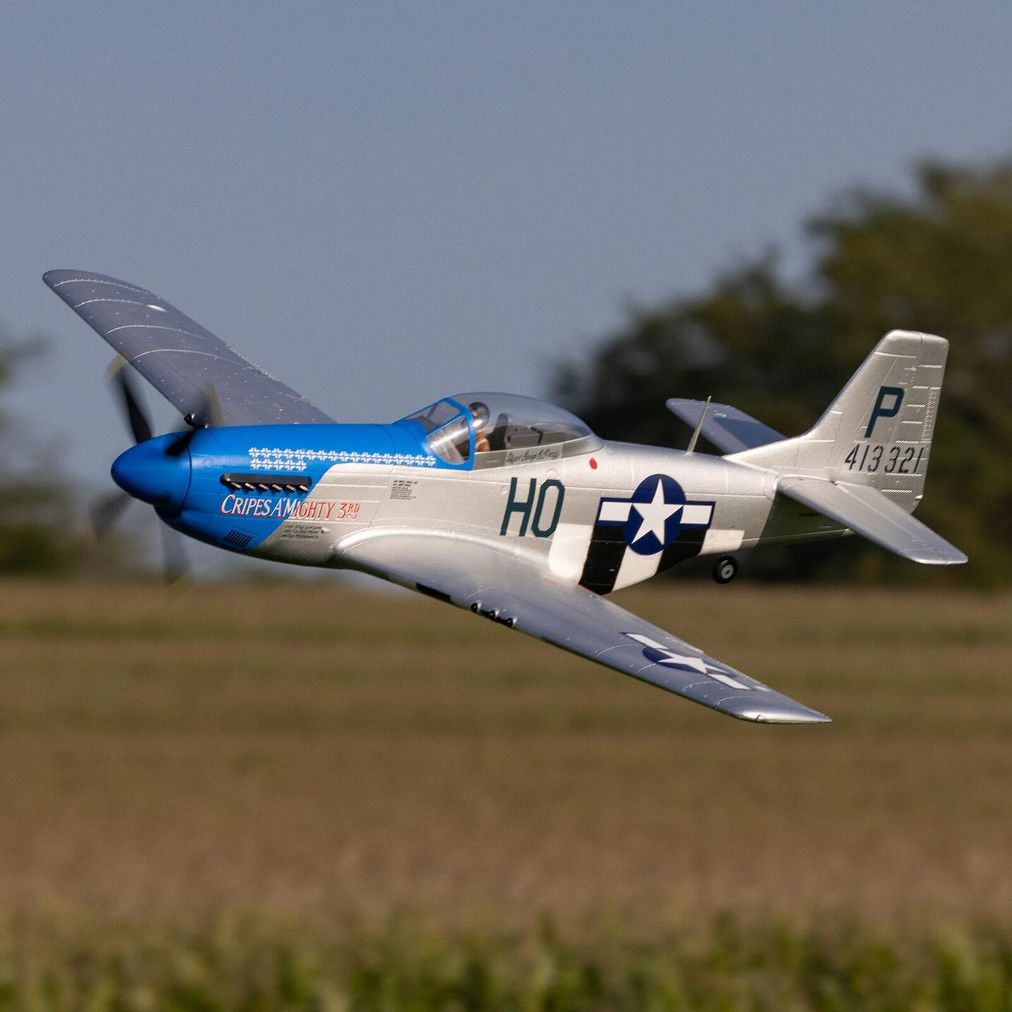 P-51D Mustang 1.2m with Smart BNF Basic