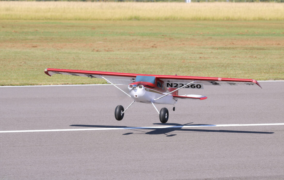 Cessna 170 60E SUPER PNP, Orange, Night