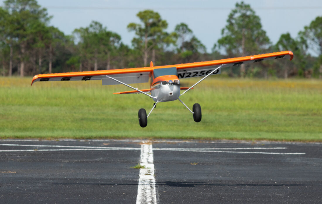 Cessna 170 60E SUPER PNP, Orange, Night