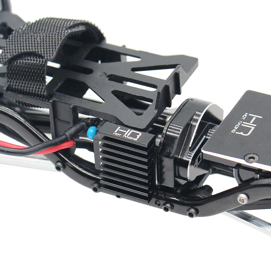 Black 9 Fin 030 Motor Heatsink SCX24