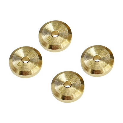 +4mm Steel Axles Brass Weight SCX24