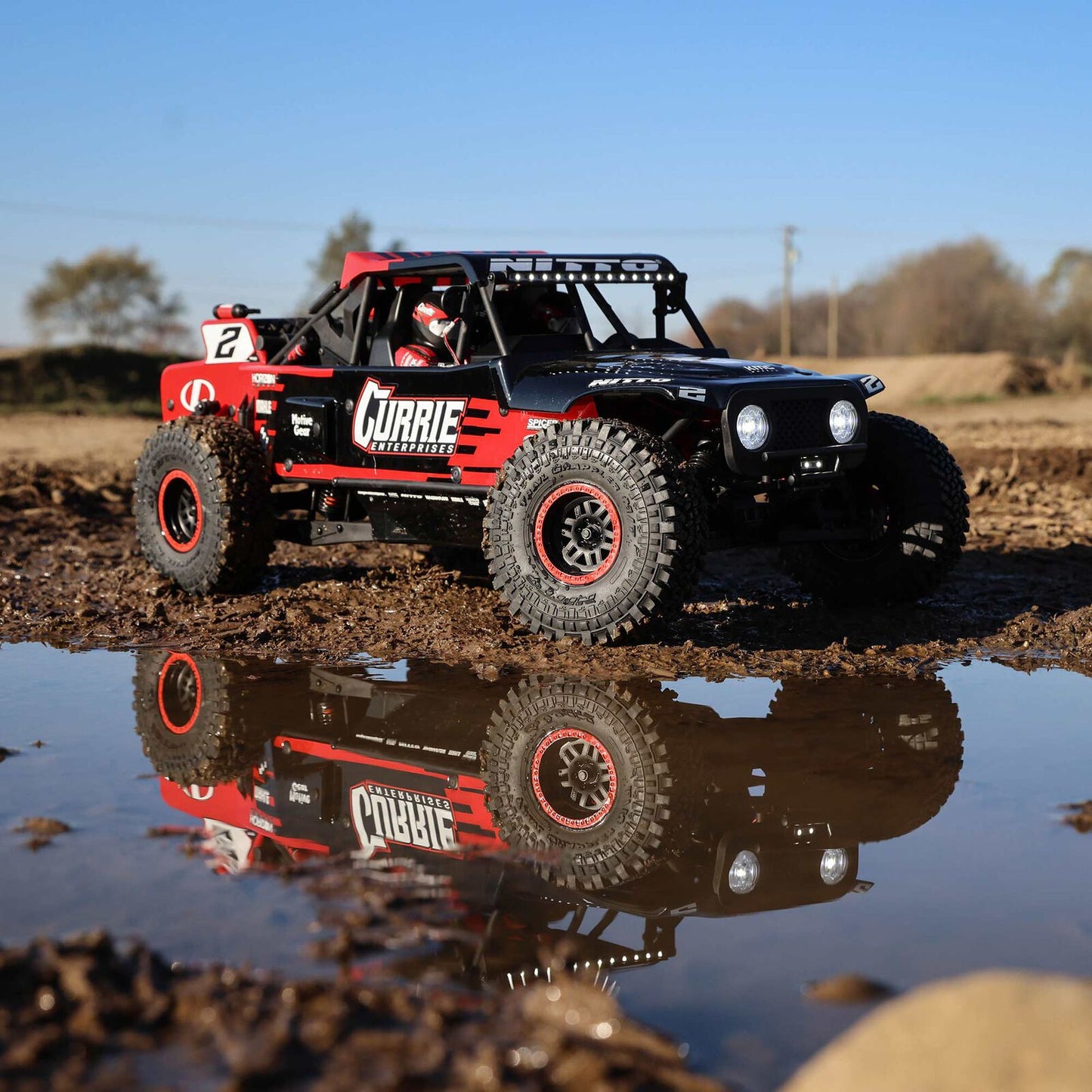 1/10 Hammer Rey U4 4WD Rock Racer Brushless RTR w/Smart & AVC, Red/Black